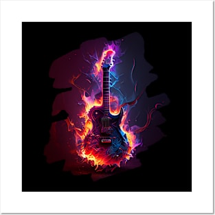 acoustic guitar Posters and Art